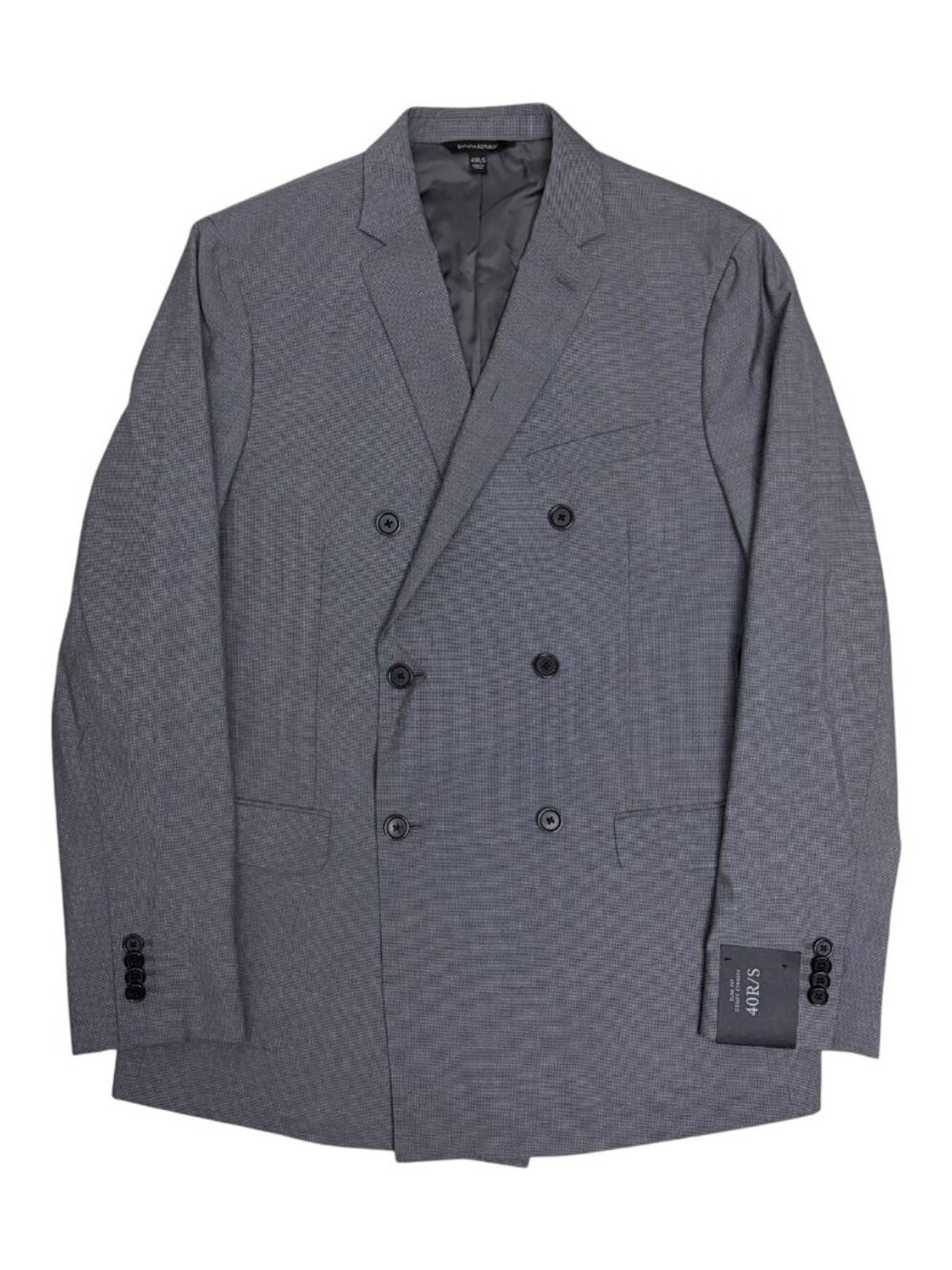 BANANA REPUBLIC Slim WOOL Blazer Sport Coat Plaid Check Business Jacket Mens 40R